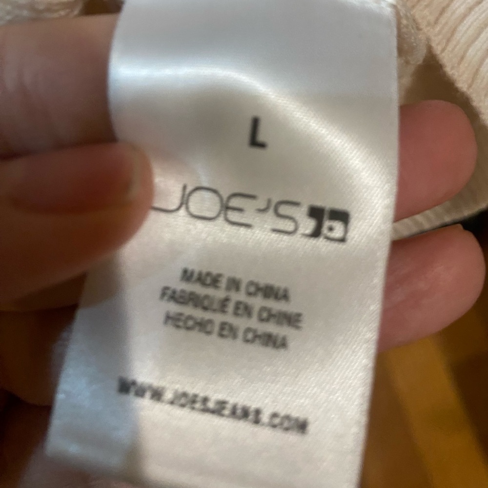 Brand new with tags! Joe’s Jeans Wool Cream Ribbed Cutout Sweater - Picture 4 of 5